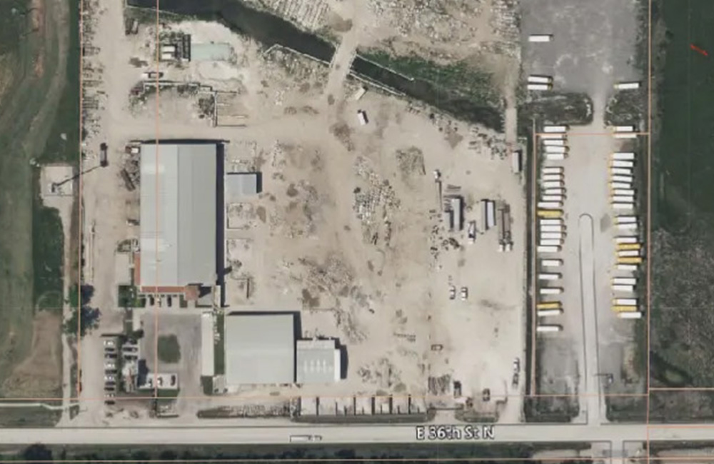Former Southwest Stone, LLC - aerial view